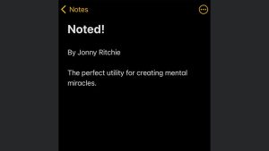 Noted by Jonny Ritchie video DOWNLOAD - Download